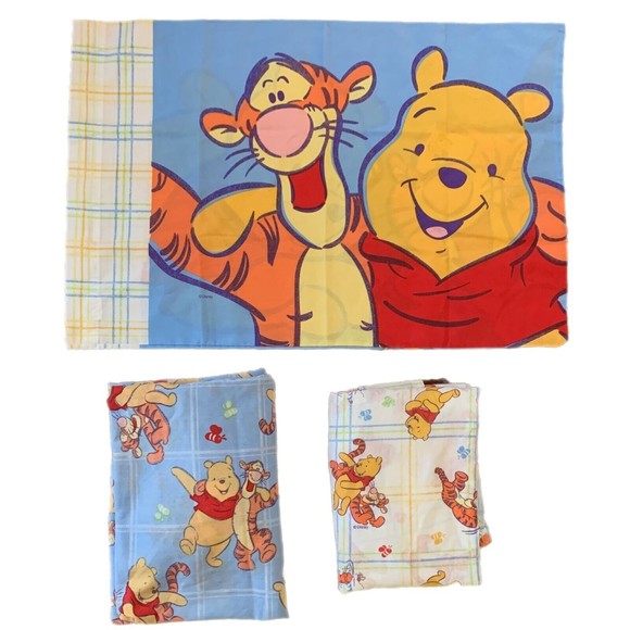 Disney Bedding Winnie The Pooh Tigger Twin Sheet Set Vintage Disney Fabric Poshmark